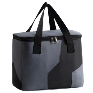 Large insulated lunch bag with durable handles and thickened foil for outdoor picnics