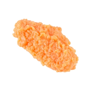 Realistic fried chicken leg prop with crispy texture for showcase display and keychain decor