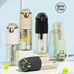 PPSU High Temperature Resistant Sports Water Bottle Leakproof Safety Lock Carrying Strap Tea Infuser Drinking Kettle