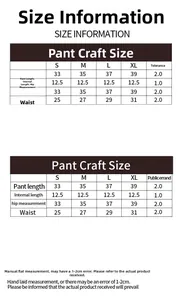 Tableau des tailles détaillé pour short de yoga sans couture avec mesures taille et hanches