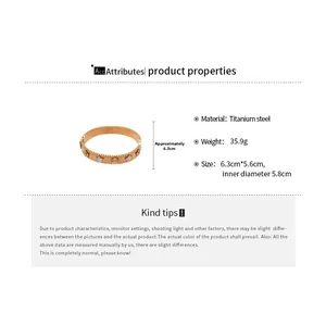 Detailed view of rose gold flower bracelet with mother of pearl and technical dimensions