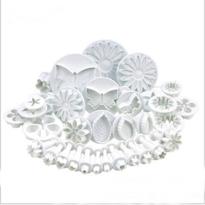 Strumenti Decorazione Torte Fondente Plastica Tagliabiscotti Fiore Farfalla Foglia Stampi Rilievo Strumenti Modellazione DIY Cucina