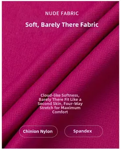 Detail of chinlon and spandex fabric texture showing four-way stretch flexibility