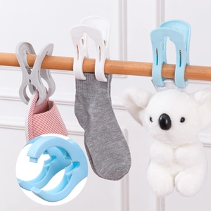 Strong plastic quilt clips for windproof drying of clothes, shoes and dolls