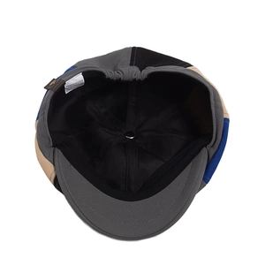 Casquette gavroche rétro britannique avec bande élastique et doublure intérieure fine