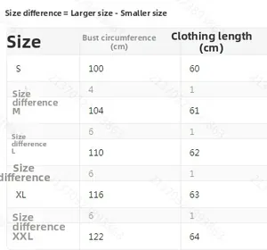 Detailed size chart for V-neck floral embroidered shirt with measurements in cm