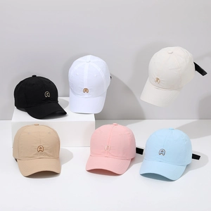Lot de casquettes de baseball à séchage rapide en six couleurs avec broderie A et aération