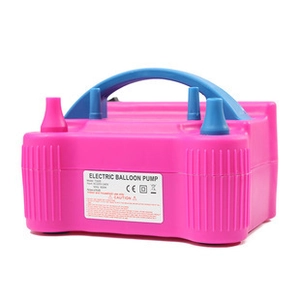 Pink and blue portable electric balloon pump inflator 600W high power for party decoration