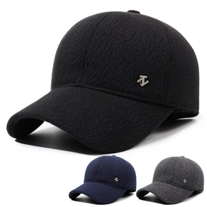 Berretto da Baseball Invernale Caldo Uomo in Misto Lana Ispessita con Paraorecchie Antivento Termico Outdoor Retro