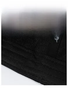 Detail of a baseball cap showing the widened moisture-wicking sweatband and premium knit fabric