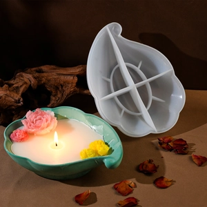 Silikonform für Wolken-Aufbewahrungsbox für handgemachte Blumenkerzen und Gips-Kunsthandwerk