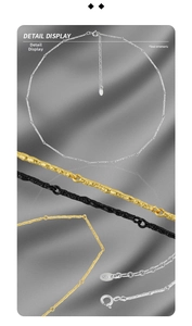 Detailed macro view of S925 sterling silver stamp on the irregular branch textured chain