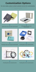 Custom PE film suspension boxes for jewelry and display in various Morandi colors