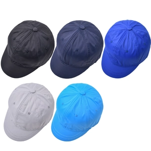 Waterproof short brim baseball caps in five solid colors for outdoor sports