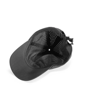 Atmungsaktive schnelltrocknende Sport-Baseballkappe mit laserperforiertem Netzfutter