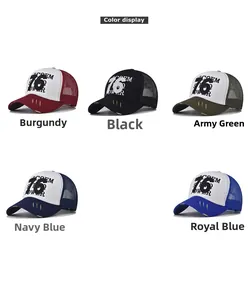 Plusieurs couleurs de casquettes trucker vintage avec broderie 76 et dos en filet