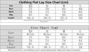 Detailed size chart in centimeters for backless pleated summer dress and cardigan set