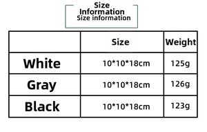 Detailed size and weight chart for Halloween faceless skeleton plush gnome party props