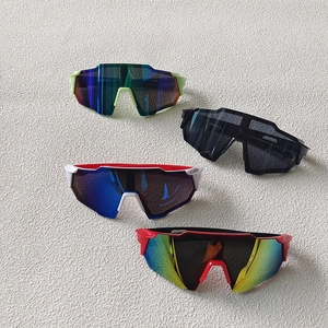 Kids sports cycling sunglasses in four colors with large wrap-around lenses for 2-8 years