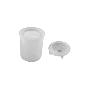 Relief flower pattern storage box resin silicone mold for DIY candle jar craft making