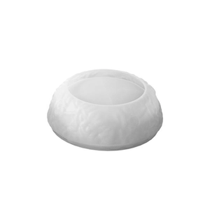 Molde redondo de silicona con relieve floral para velas DIY y cuencos de resina