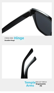 Detailed macro view of strong metal hinges and non-slip temples on pink sunglasses