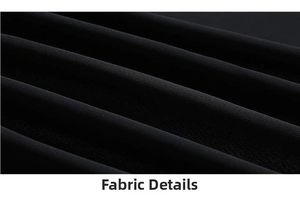 Macro detail of high-quality black chiffon fabric texture with elegant draping folds