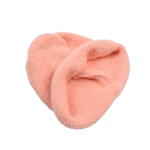 Lit rose en forme de cœur en peluche douce pour chats et petits chiens