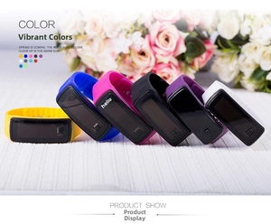Digital LED sport bracelets for kids in six colors with soft silicone wristbands