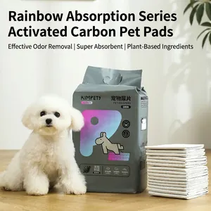 Charcoal Activated Carbon Pet Training Pads Absorbent Deodorizing Quick Dry Leakproof Puppy Pee Mats Indoor Dog Care