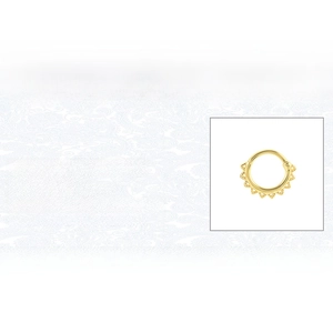 Detailed specifications for 925 sterling silver hoop earrings and nose rings in 8mm size