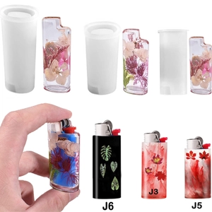 Lighter Case Protective Cover Resin Casting Silicone Mold DIY Crafting Tool Flexible Transparent