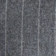 Macro shot of dark grey fabric texture with white vertical pinstripe patterns