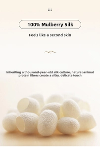 Natural mulberry silk cocoons raw material detail view showcasing premium textile quality.