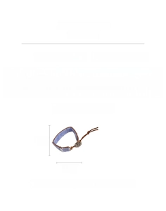 Guida alle taglie per bracciale da 24cm con pietre naturali da 1,6cm e margherita in lega
