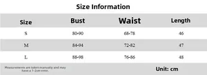 Detailed size chart for button-up slim fit vest showing bust, waist, and length in cm