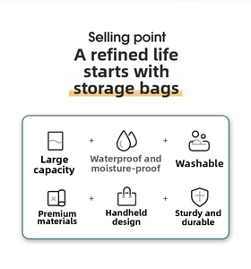 Features of thickened non-woven storage bag: waterproof, large capacity, and durable handles