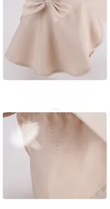Detail view of breathable laser-cut holes on beige summer UV protection sun hat