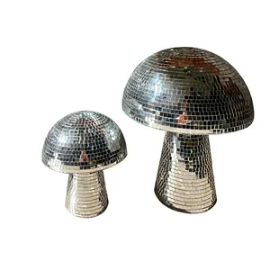 Mirror-finished Mushroom Disco Ball creative home decor set for party table decoration
