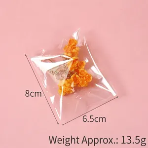 Realistic PVC popcorn keychain accessory, weight 13.5g, size 8x6.5cm, golden food charm