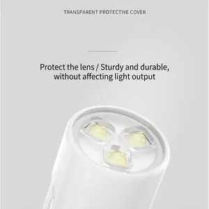 Portable LED nail lamp with high hardness transparent protective cover and 3 beads