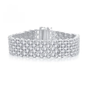 Detailed macro view of luxury silver S925 oval ice flower sparkling ring with wide band