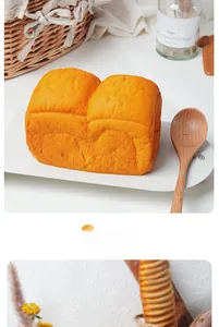 Realistisch kunstbrood van PU met toast en stokbrood plakjes voor decoratie gebruik