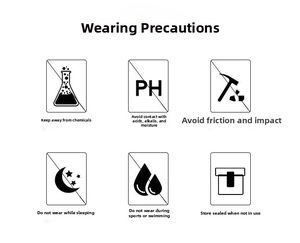 Detailed care instructions for jewelry featuring safety tips and maintenance guidelines