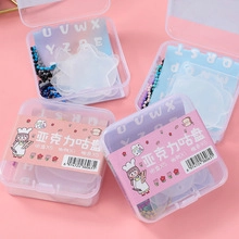 DIY Goo Card starter set with acrylic plates stickers and colorful bead chains in boxes