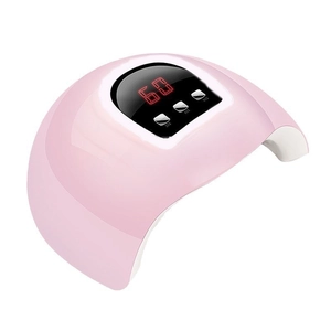Professionelle 54W Nagel-Trocknerlampe in Rosa mit Display und Zeitschaltuhr