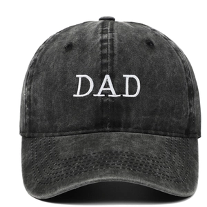 DAD Embroidered Baseball Cap Washed Cotton Retro Distressed Adjustable Dad Hat Men Women Outdoor Sun Protection Sporty