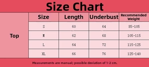 Tableau des tailles détaillé pour body en dentelle du S au XL avec mesures et recommandations