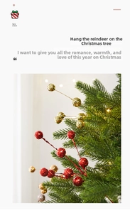 Detailsicht auf rote und goldene Glitzerbeeren-Zweige für die Weihnachtsbaum-Deko