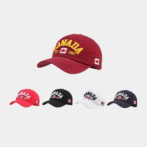 Canada Flag Embroidery Baseball Cap Cotton Twill Sun Protection Curved Brim Hat Vintage EST 1967 Casual Outdoor Unisex